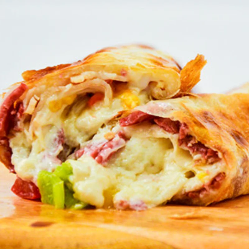Pastrami Feteer Wrap